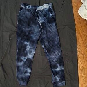 Socialite Blue Tie-Dye Jogger Pants